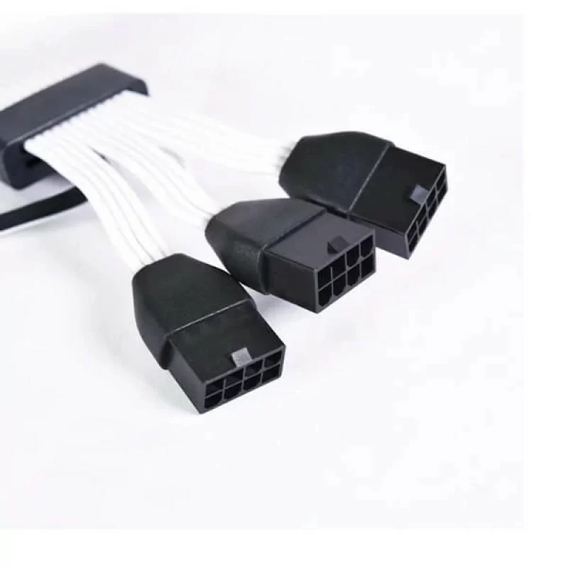 Lian Li Strimer Plus V2 12VHPWR to 3X8 Pin Extension Cable-8 Guide light Lian Li Strimer Plus V2 12VHPWR to 3X8 Pin Extension Cable-8 Guide light